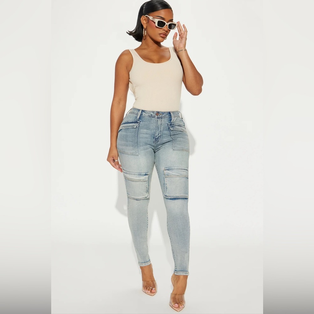 Cargo Skinny Jeans